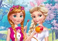 Jogar Anna And Elsa Easter Fun