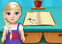 Jogar Baby Elsa School Decorate