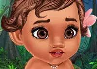 Jogar Baby Moana Face Art