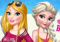 Jogar Barbie And Elsa BFFs