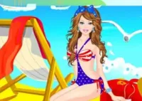 Jogar Barbie Colorful Swimsuits Dress Up
