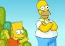 Jogar Bart and Homer in Mario World