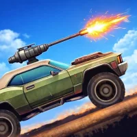Jogar Cars with Guns: Wasteland Showdown