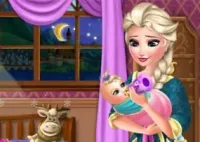 Jogar Elsa Baby Caring