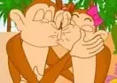Jogar Cute Monkey Kissing