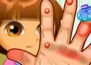 Jogar Dora Hand Doctor Caring