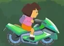Jogar Dora Riding Motorcycle