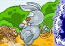 Easter Bunny Jumping Funny