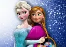 Elsa And Anna Eggs Painting