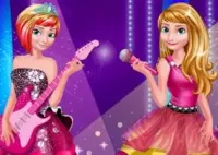 Jogar Elsa And Anna Royals Rock Dress