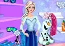 Jogar Elsa And Olaf Bike Decor