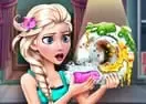 Jogar Elsa Dish Washing Realife