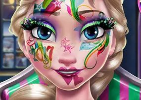 Jogar Elsa New Year Makeup - Meninas
