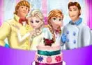 Frozen Family Cooking Wedding Cake
