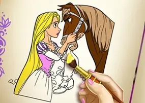 Goldie Princess Coloring Book