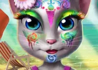 Jogar Kitty Beach Makeup