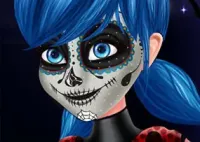 Jogar Ladybug Halloween Face Art