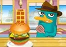 Perry Cooking American Hamburger