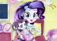 Jogar Pony Rarity Baby Birth