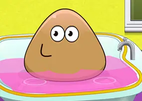 Jogar Pou Baby Bathing - Meninas