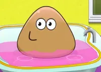 Jogar Pou Baby Bathing
