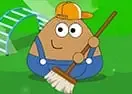 Jogar Pou School Clean