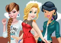 Jogar Princesses Modern College Fashion