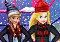 Jogar Princesses Winter Shopping