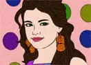 Selena Gomez Online Coloring