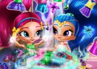 Jogar Shimmer and Shine Wardrobe Cleaning