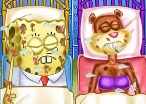 Spongebob And Sandy First Aid