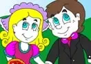 Jogar Wedding Couple Coloring